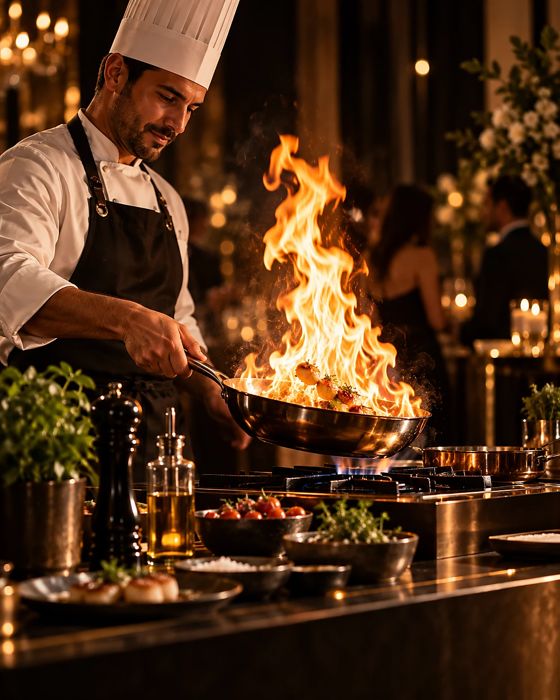 Animation culinaire à Poissy — service